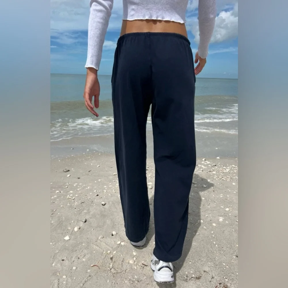 Brandy Melville Black Drawstring Lounge Pants - Picture 3 of 7
